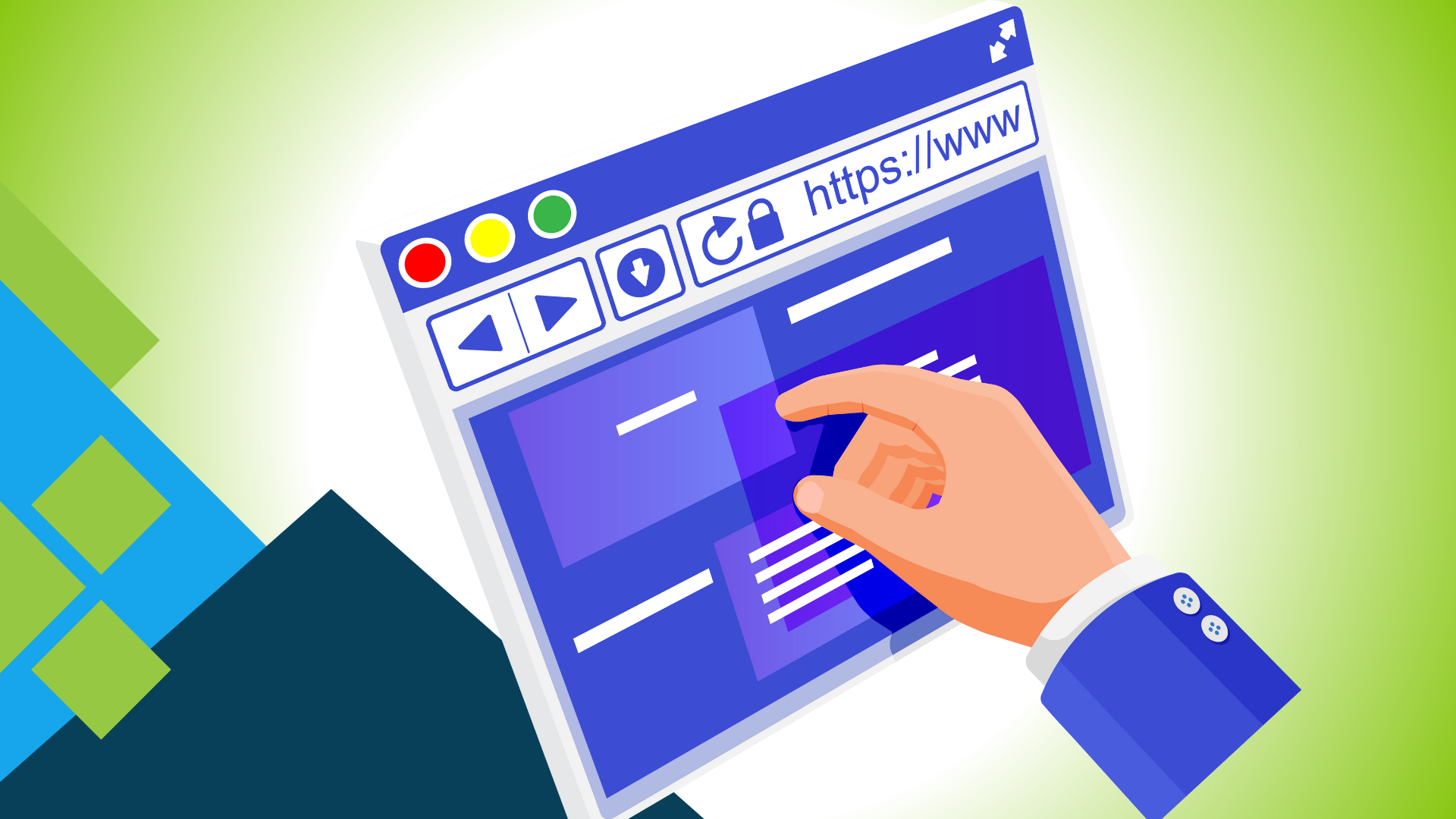a man using javascript libraries with virtual dom and open source javascript framework for web development process